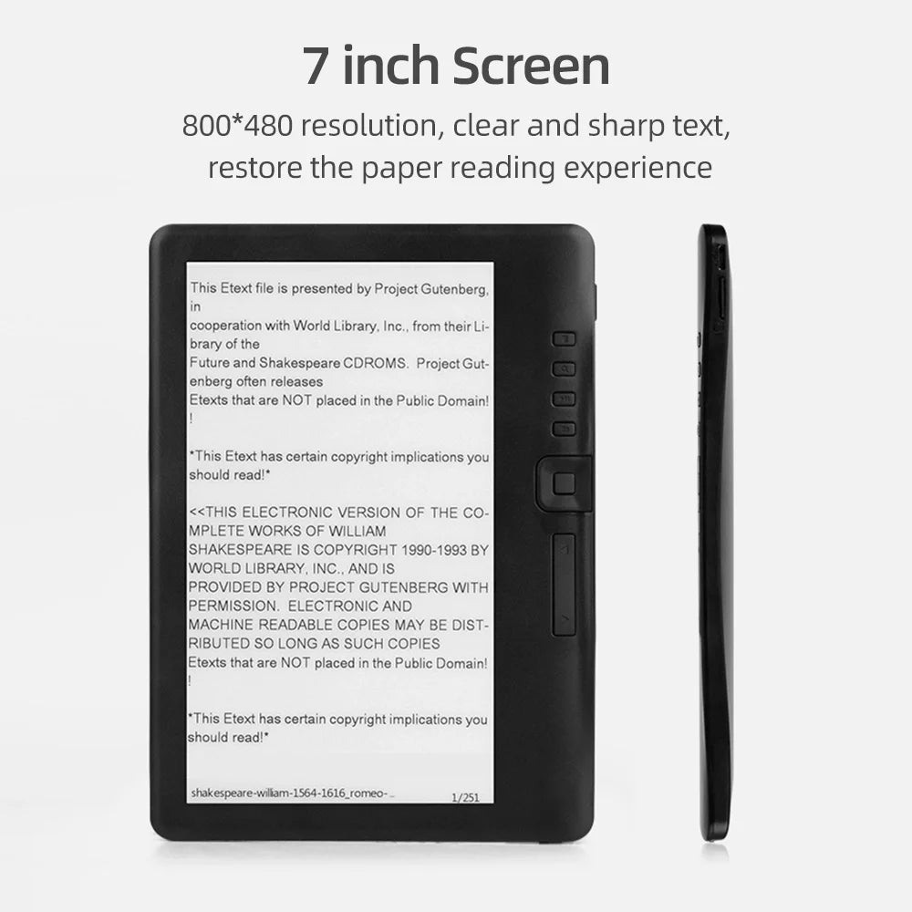 7 inch 8GB Portable E-book Reader N146913