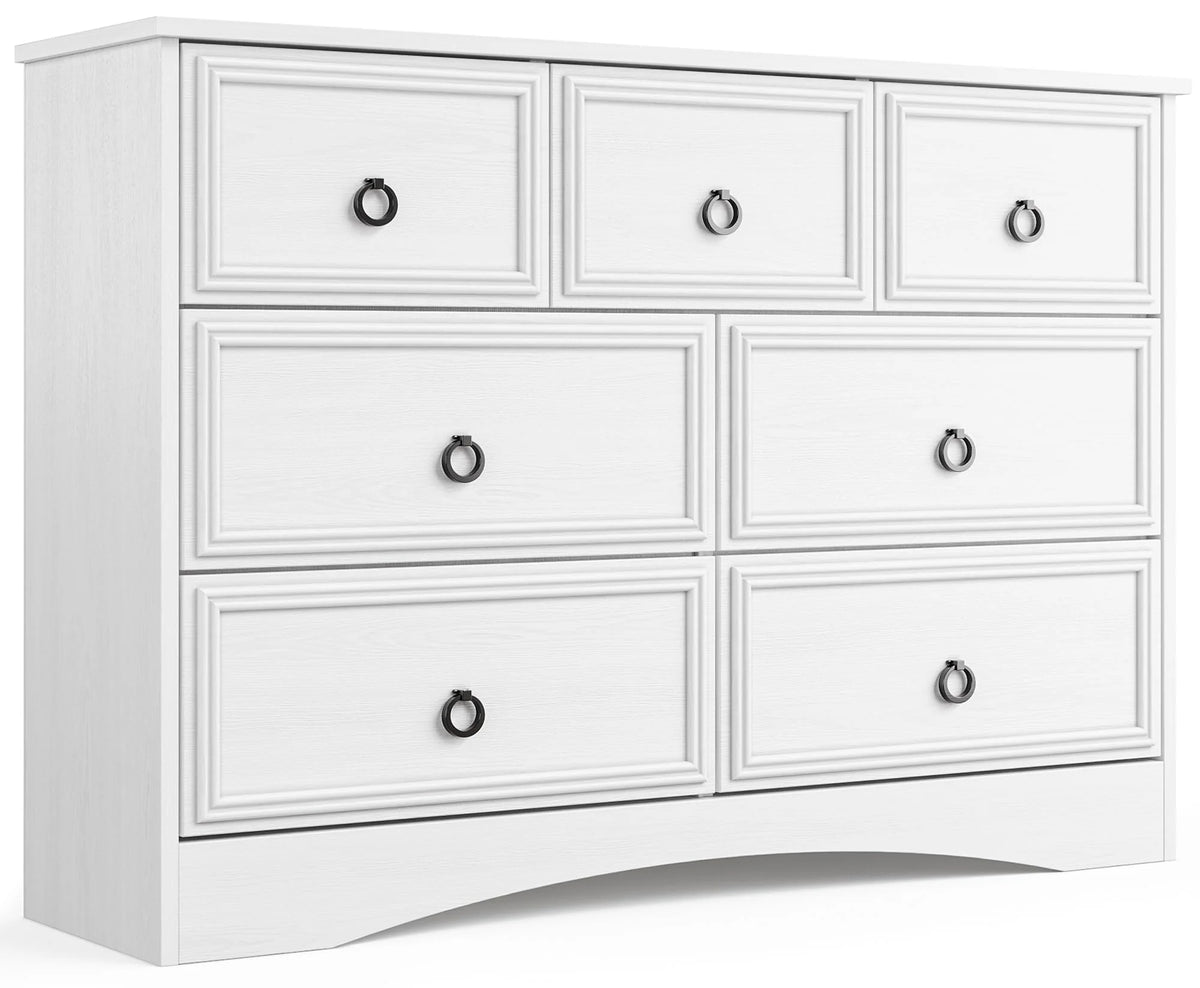 7 Drawer Gray Dresser G7164