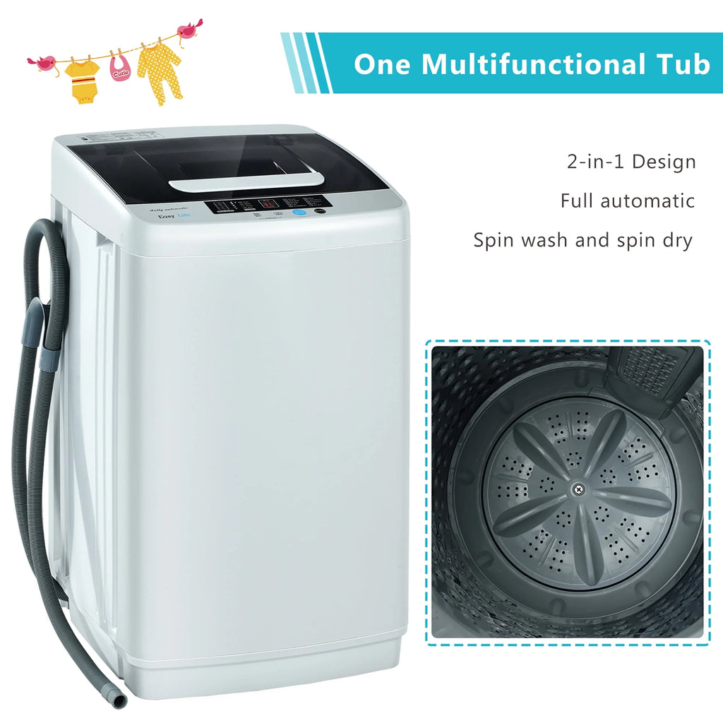 Portable Full-Automatic Washing Machine 8.8lbs Y520302