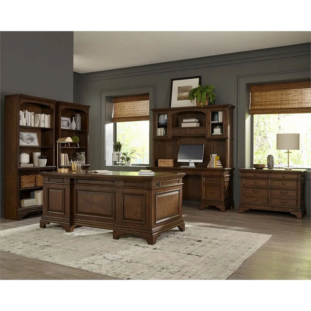 5 Drawer File Cabinet in Burnished Oak Y1392