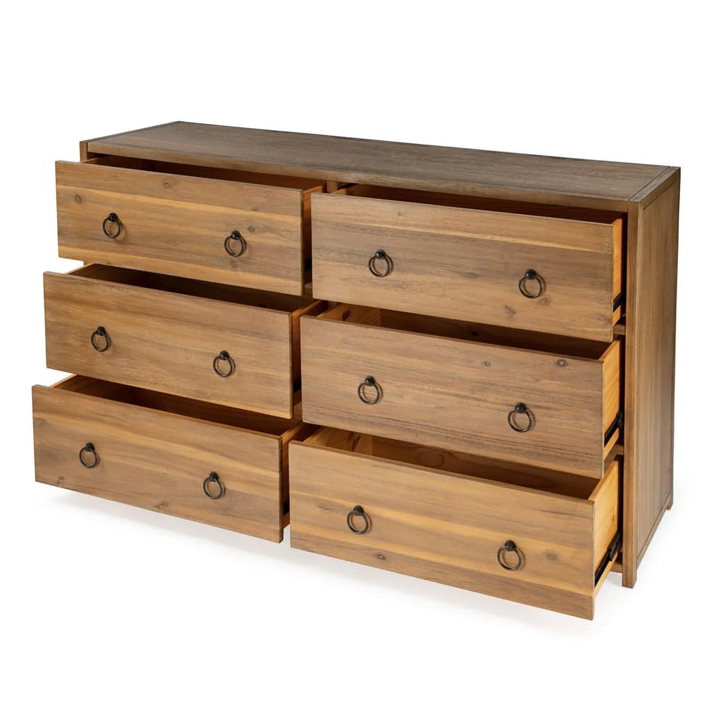 6-Drawer Engineered Wood Double Dresser H699