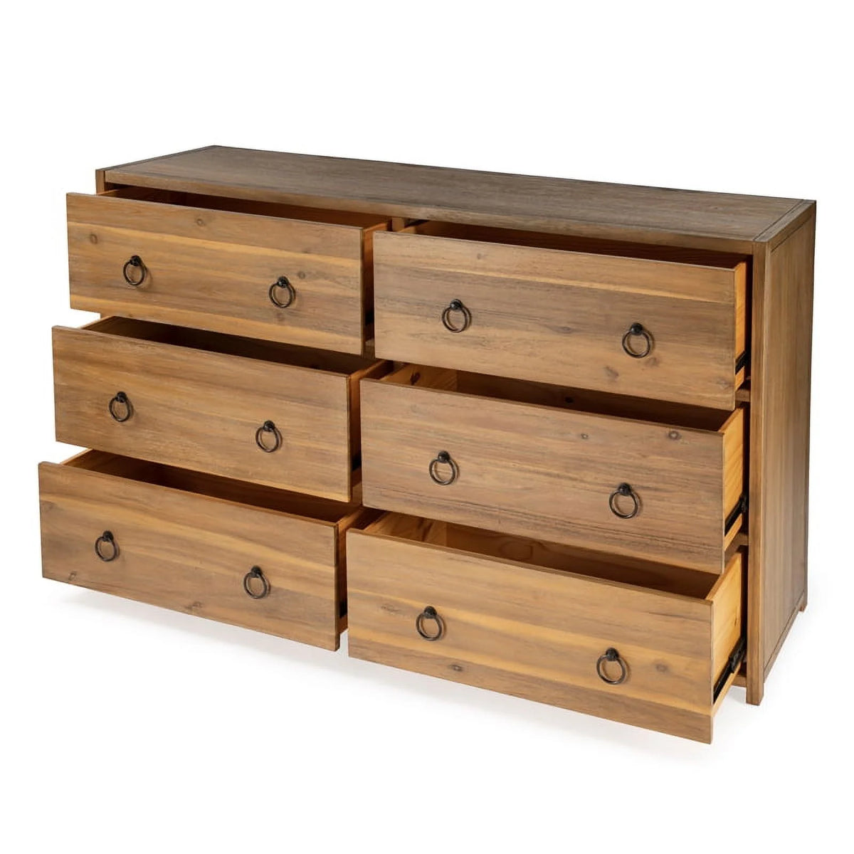 6-Drawer Engineered Wood Double Dresser H699