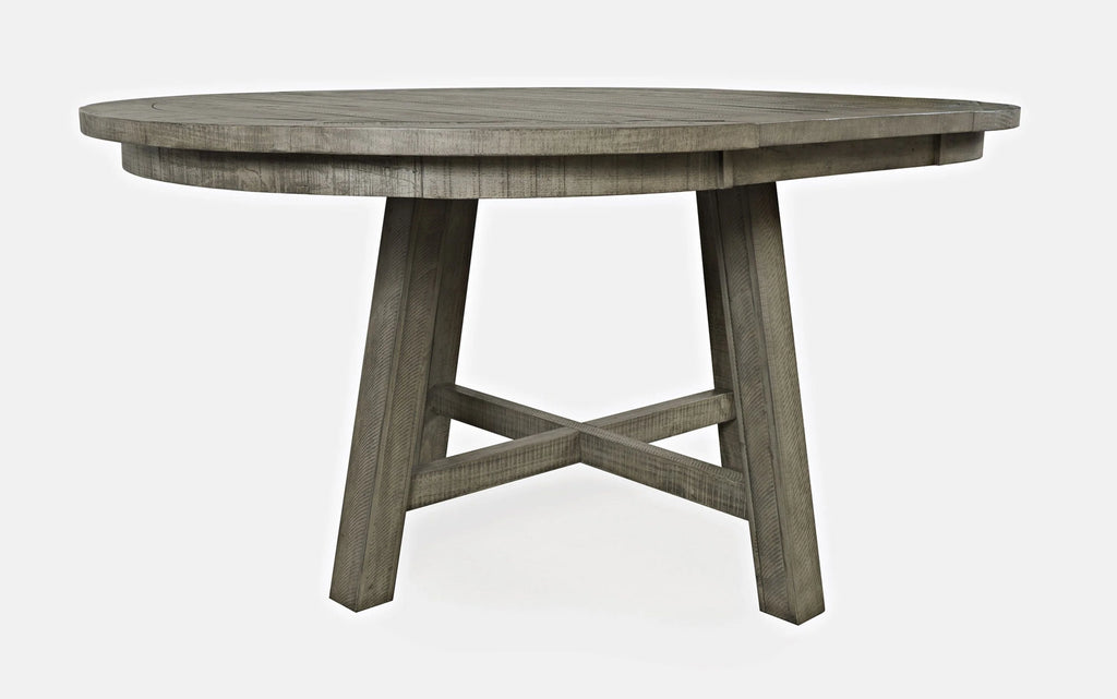 Five Piece Counter Height Dining Table Set with Cross Back Stools B24836