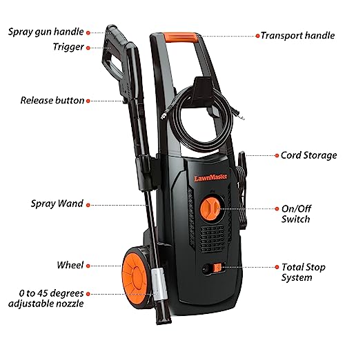 Electric Pressure Washer 13 Amp 1.4 GPM 2300 Max PSI G45225
