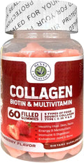 Collagen Biotin & Multivitamin 60 Gummies Pack of 2 M8313