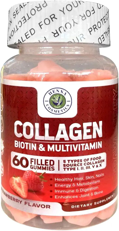 Collagen Biotin & Multivitamin 60 Gummies Pack of 2 M8313