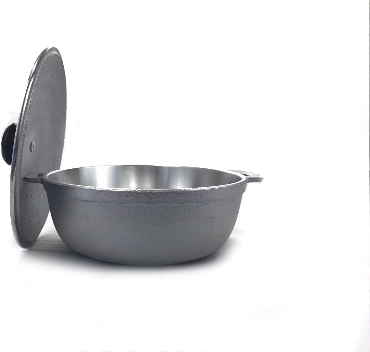 Aluminum Caldero Dutch Oven 7.2 QT Silver 32cm O2247