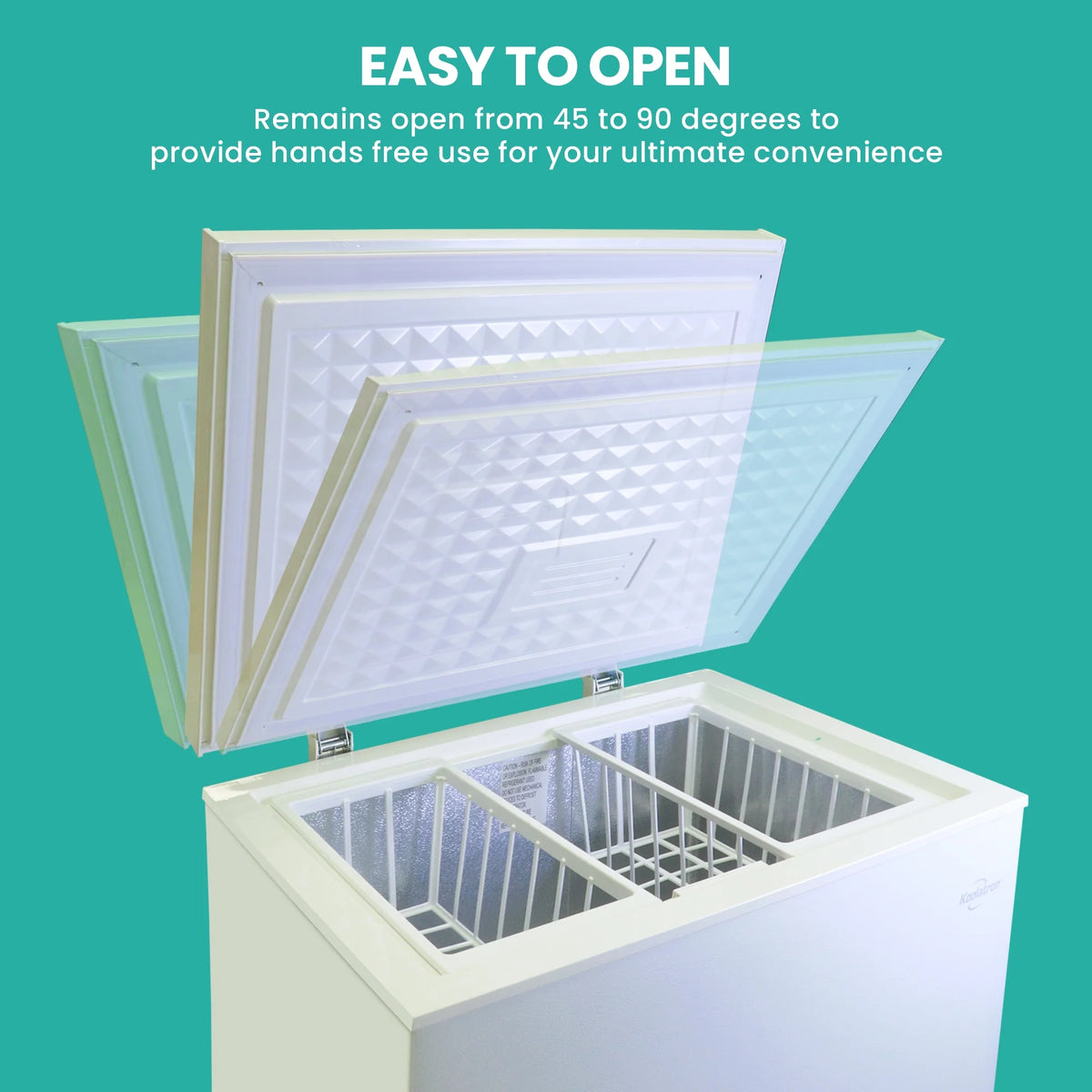 White 5.0 cu ft Chest Freezer K1893