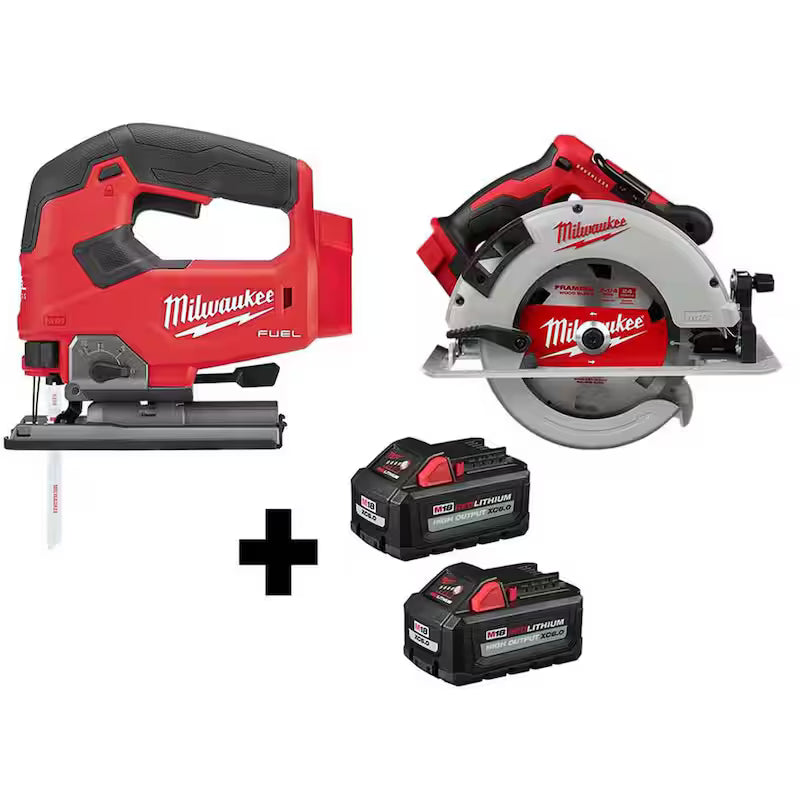 18V Lithium-Ion Brushless Cordless Jig Saw and 7-1/4 in. Circular Saw J7176