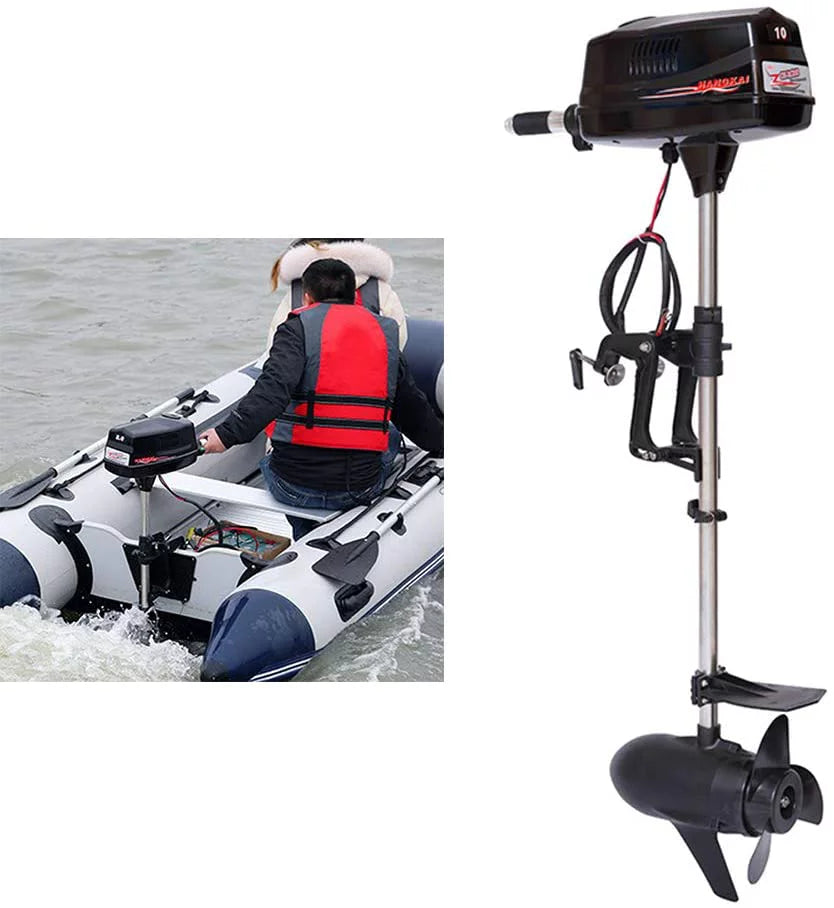 Electric Brushless Outboard Motor 10HP 60V 2200W Tiller Control Q200417
