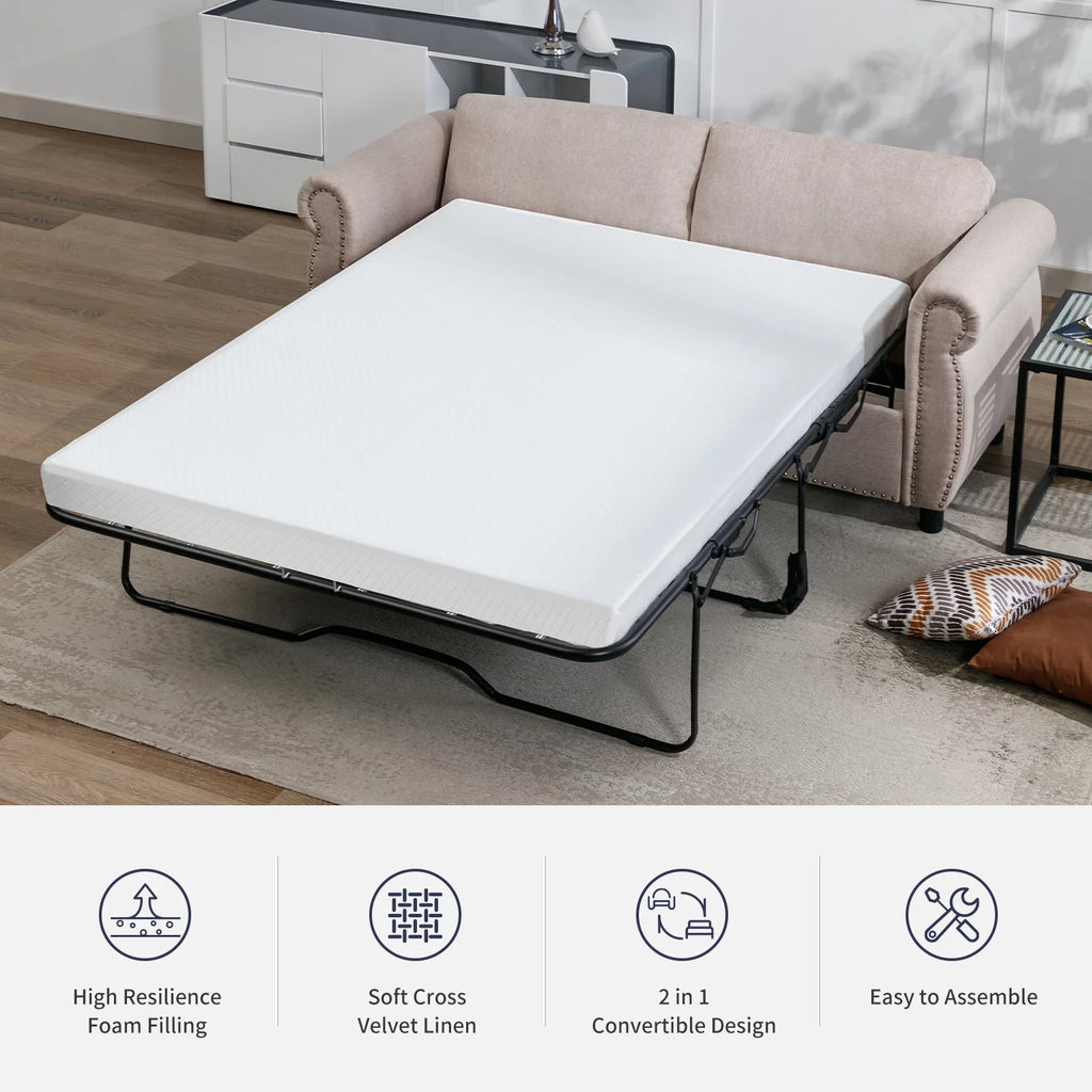 Queen Size Pull Out Sofa Bed G65607