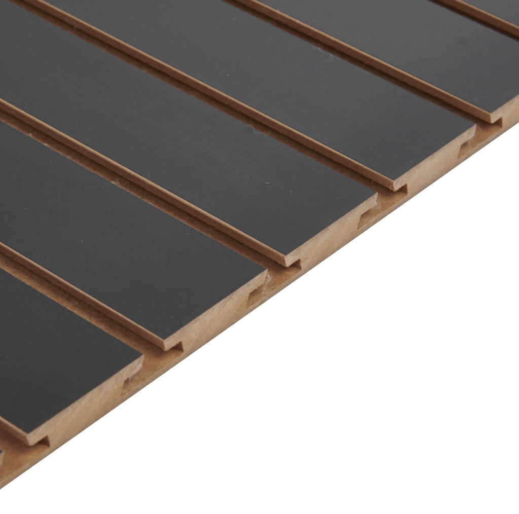 Black Slatwall Panels Pack of 2 Q105554