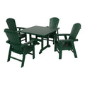 5-Piece Square Table and Adirondack Chair Dining Set H69477