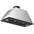 Black Stainless Steel 36 Inches Convertible Insert Range Hood T801506