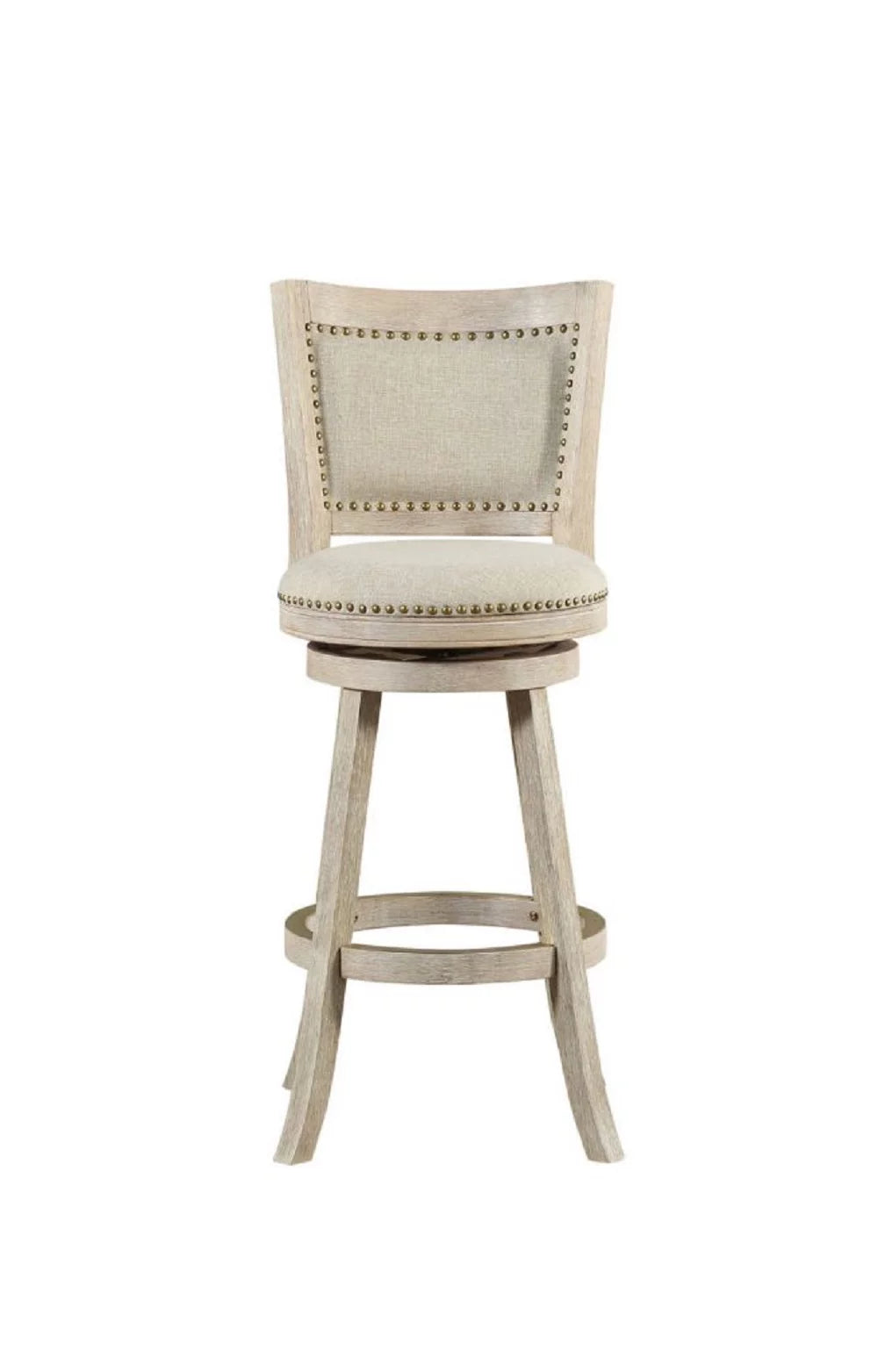 29in. High Back Swivel Wood Bar Stool X801705