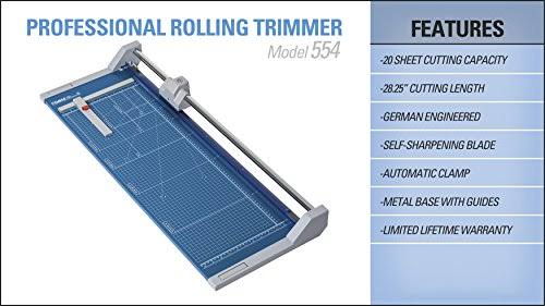 28-1/4x22 Cut Length 20 Sheet Capacity Rolling Trimmer M70210