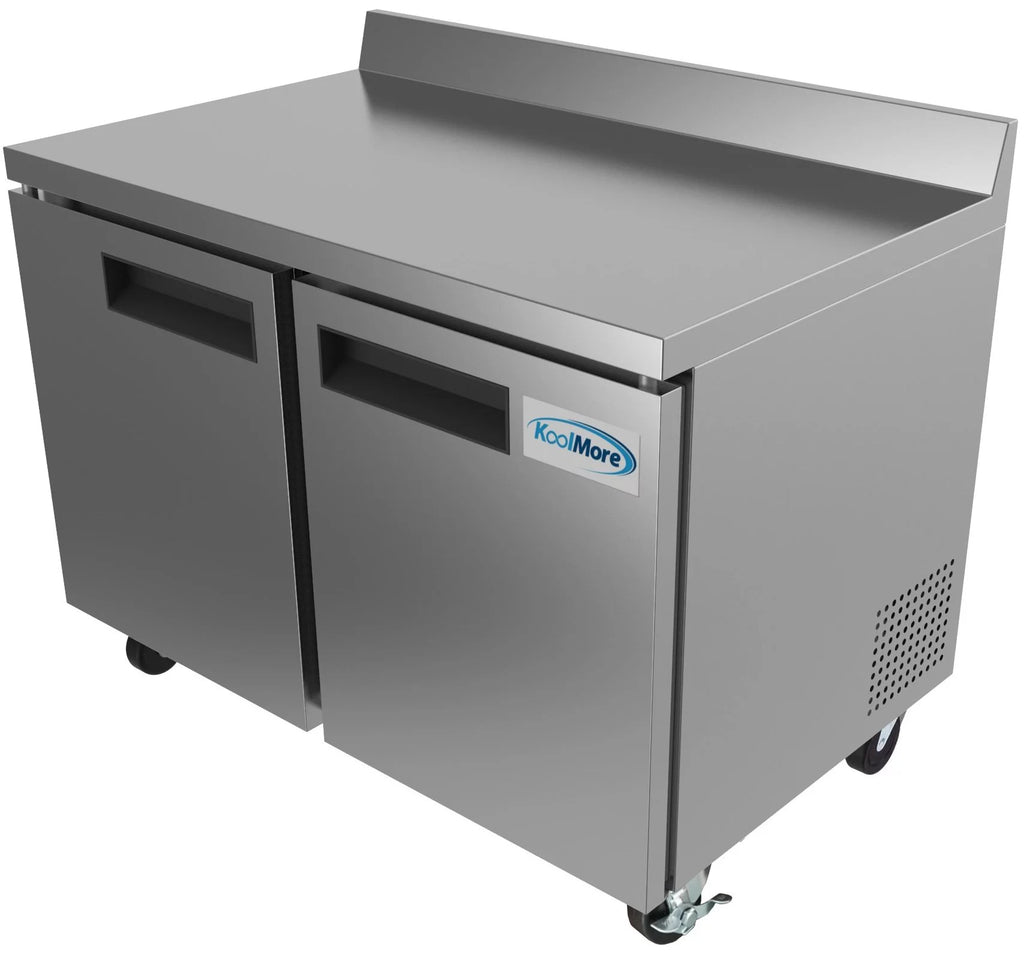 48 in. Two-Door Worktop Refrigerator with Backsplash Z7026
