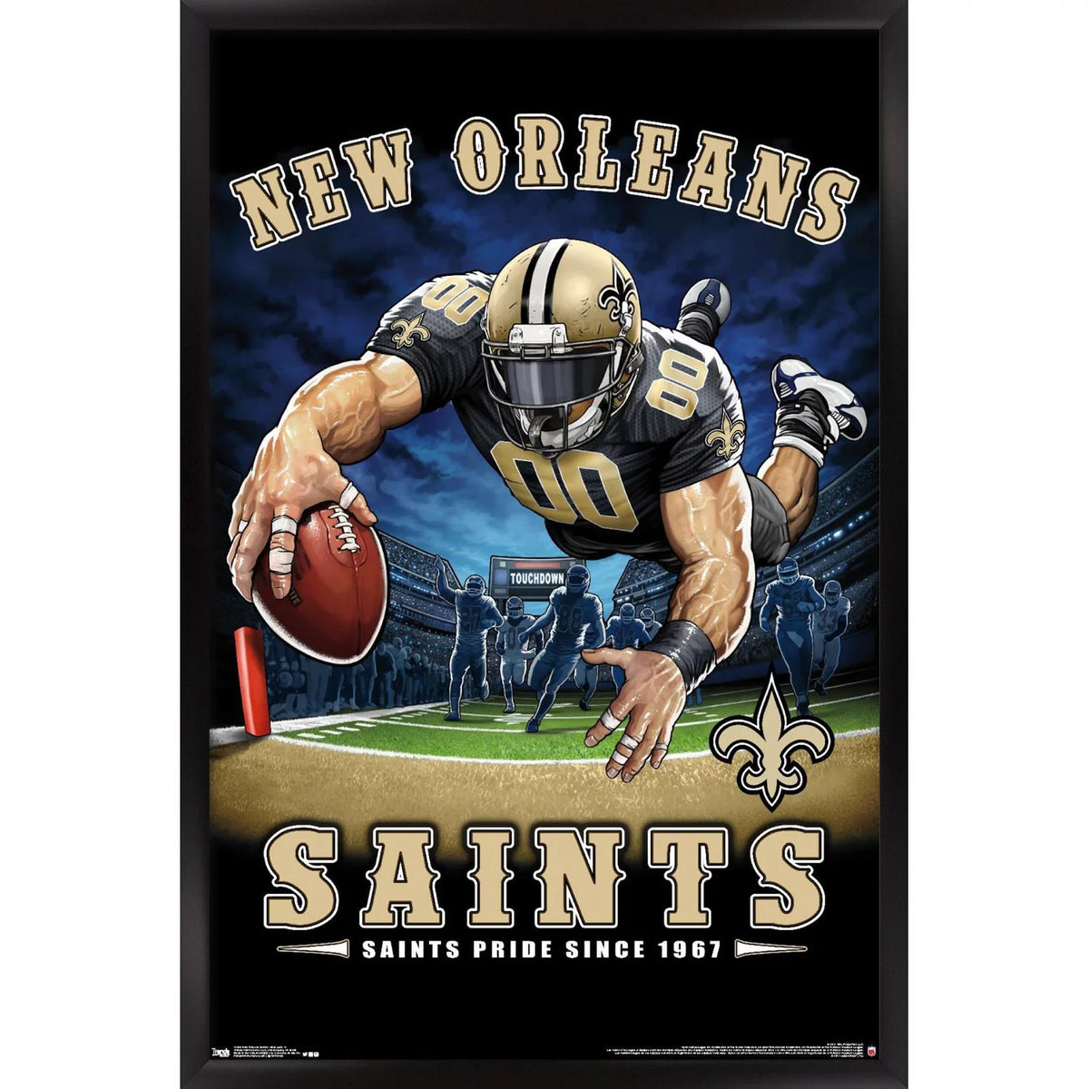 Framed Mascot Poster O476