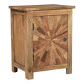 Brown Solid Wood Nightstand U23292
