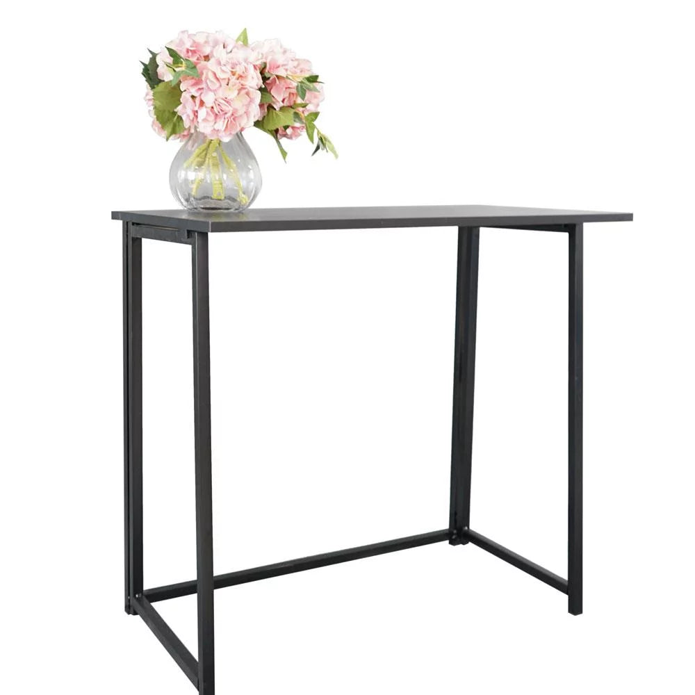 Black Folding Computer Desk H476