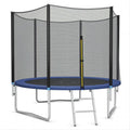 10ft Trampoline with Enclosure Net and Ladder T908339