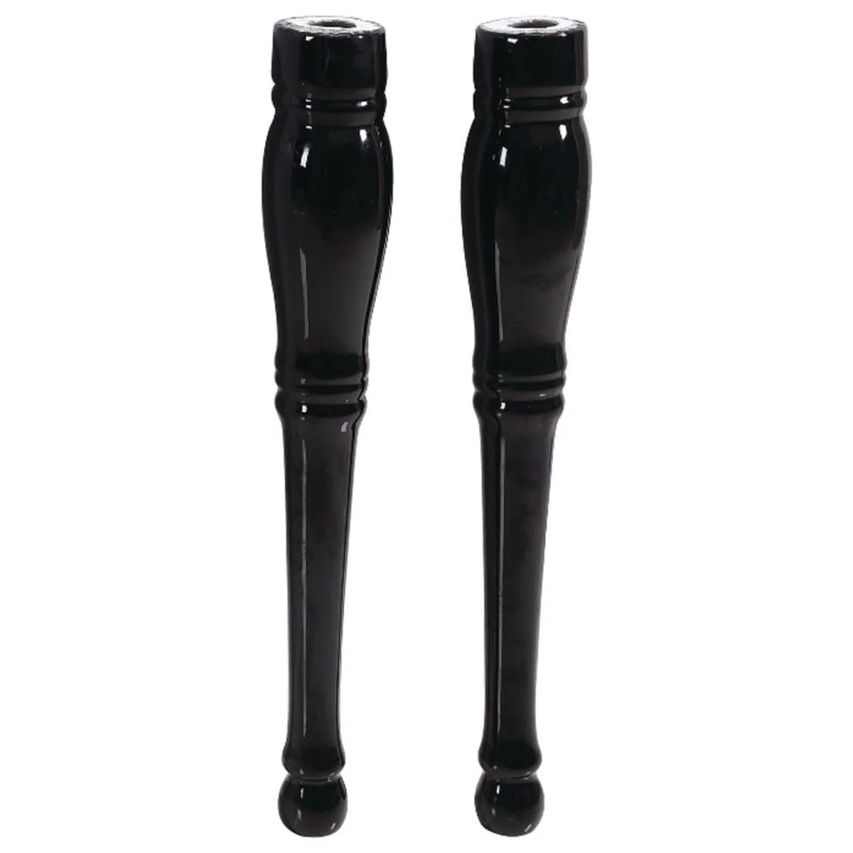 Black Ceramic Console Pedestal M812