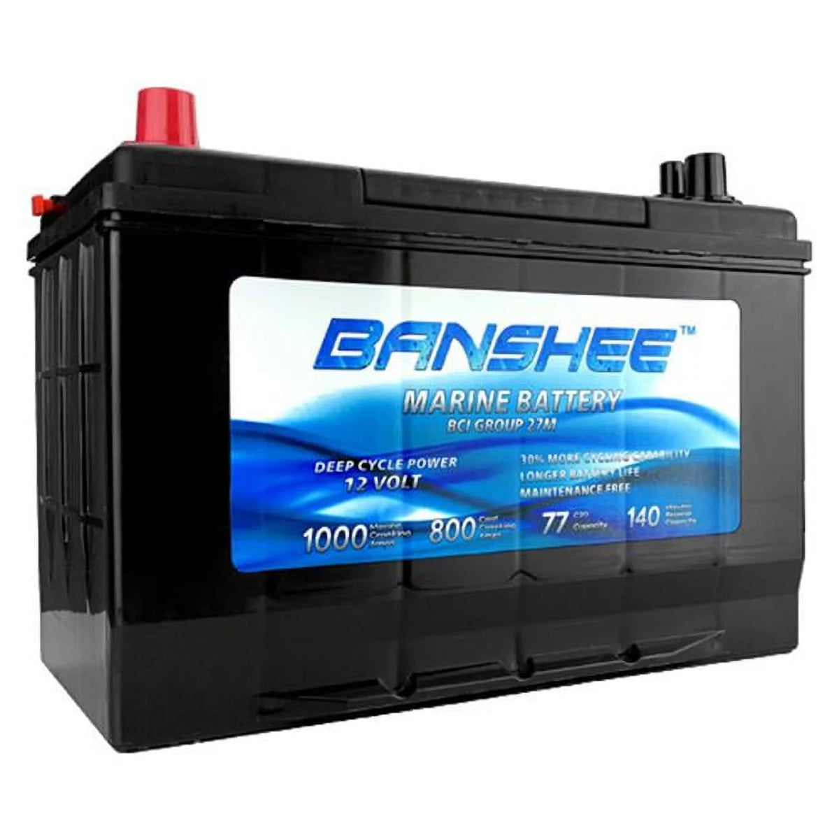 Group Size 27 Deep Cycle Marine Battery U9574