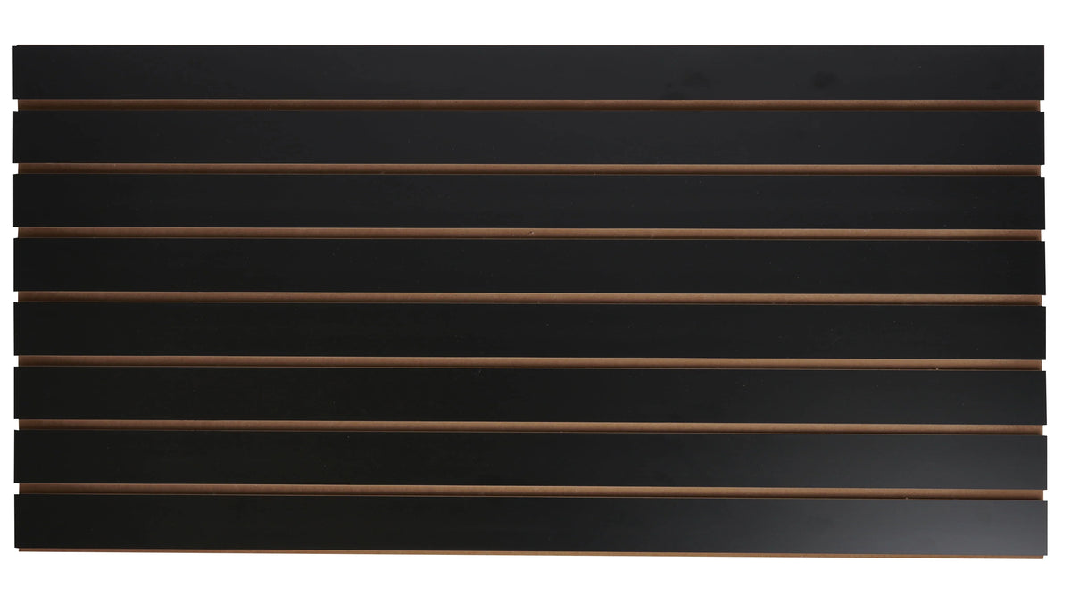 Black Slatwall Panels Pack of 2 Q105554