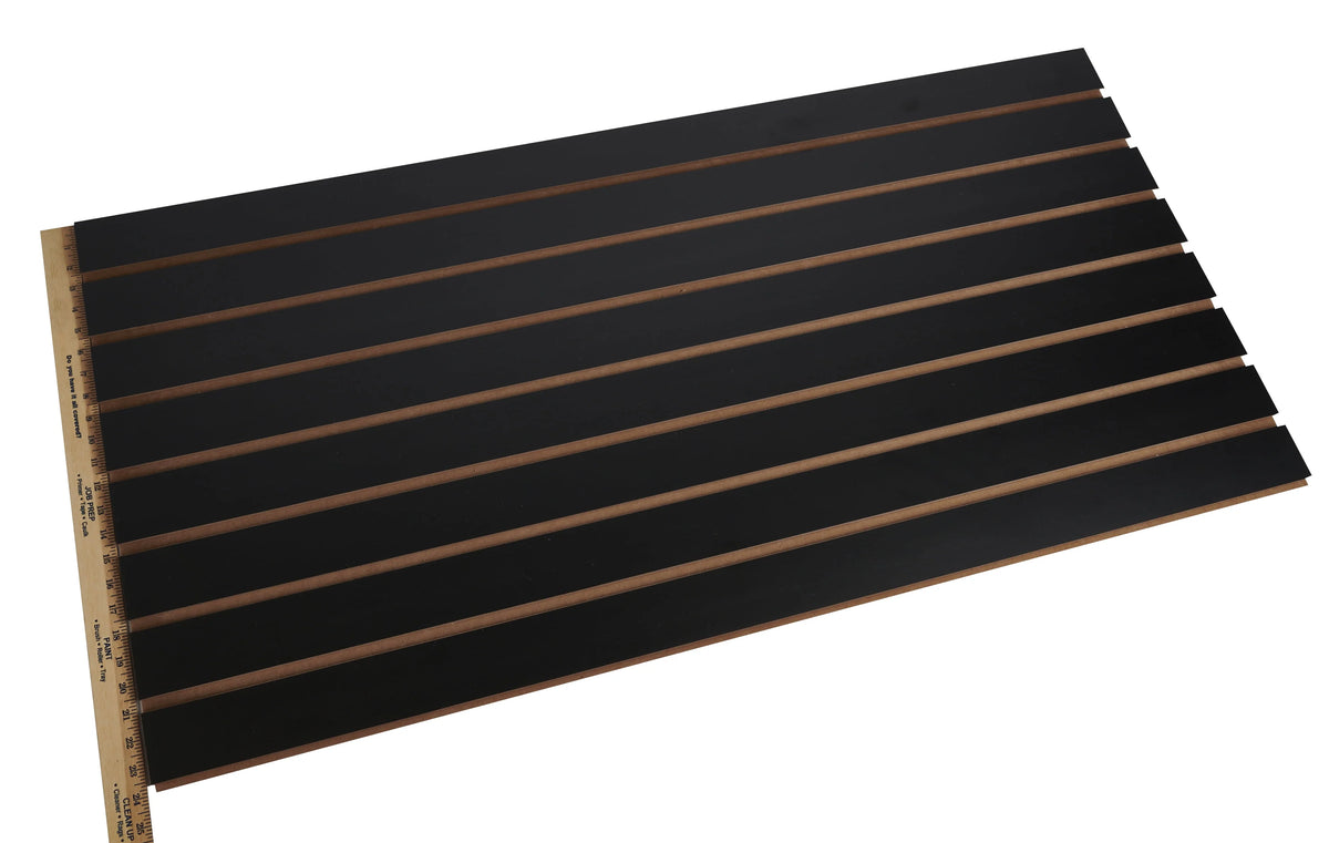 Black Slatwall Panels Pack of 2 Q105554
