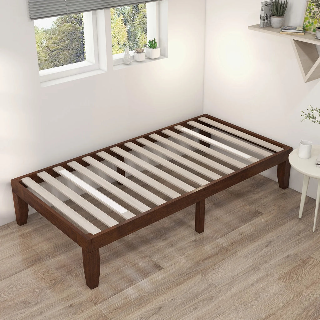 Twin Size 14'' Wooden Bed Frame Q1734