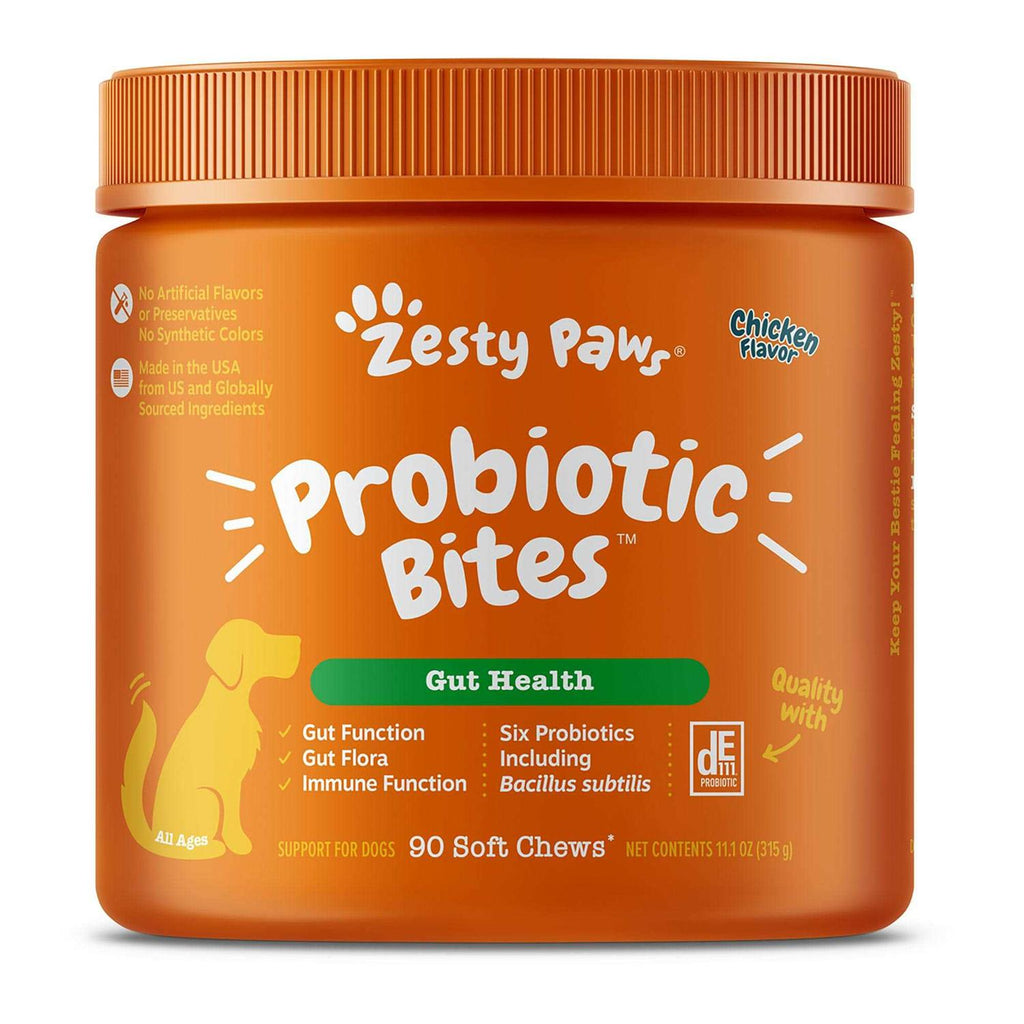 Probiotic Bites Digestive Supplement for Dogs Chicken 90 Soft Chews P285064