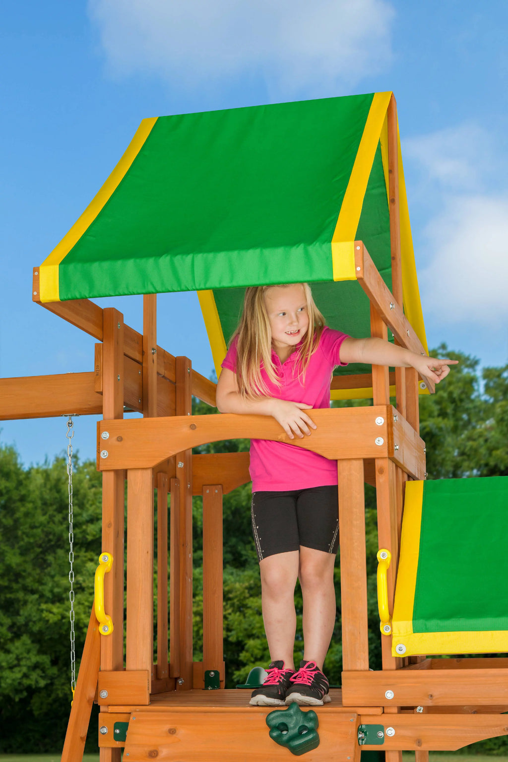 Wooden Swing Playset B273