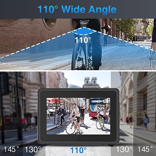 1080P Bicycle Rear View Camera with 4.3'' HD Monitor K1322