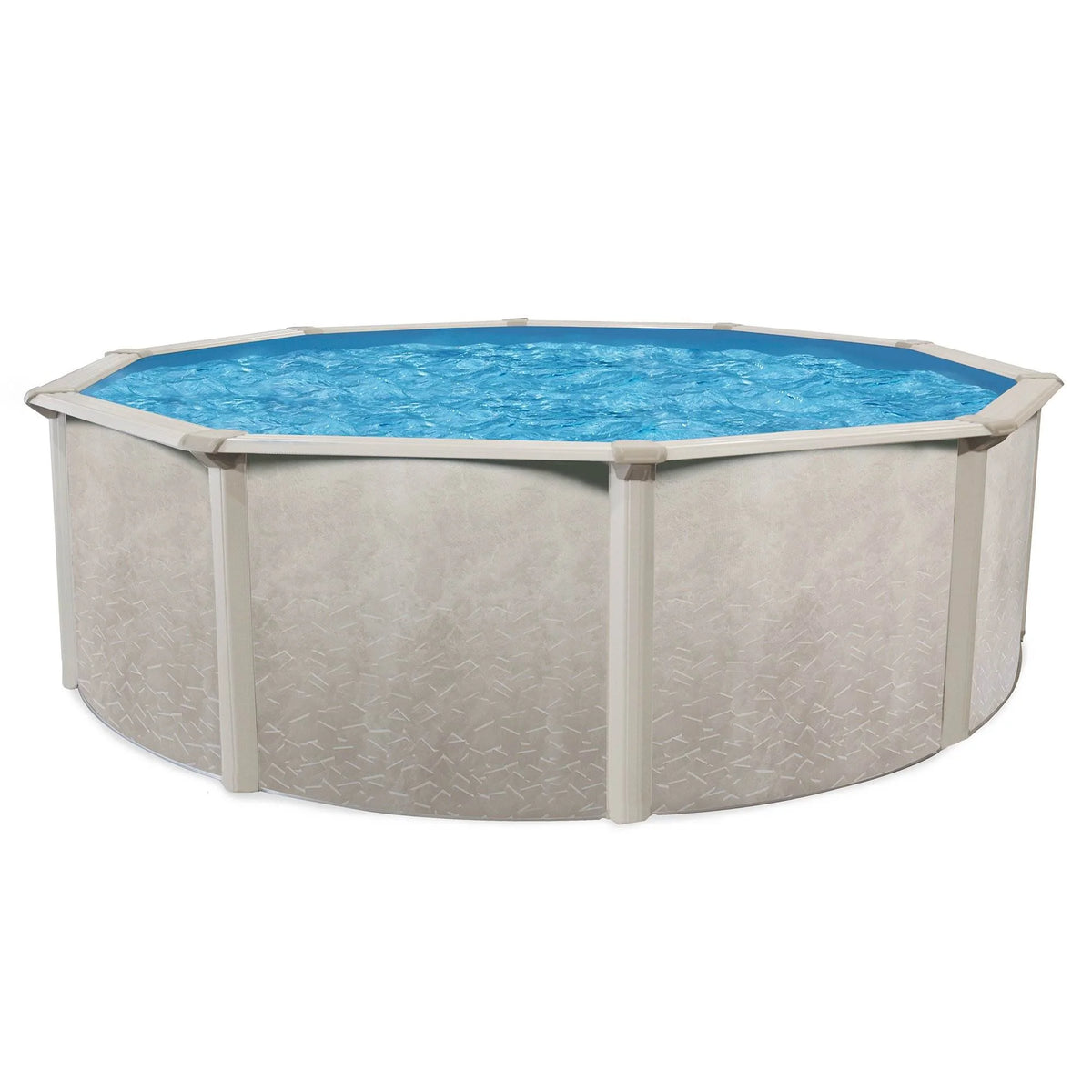 Gray Steel Above Ground Swimming Pool Kit H754