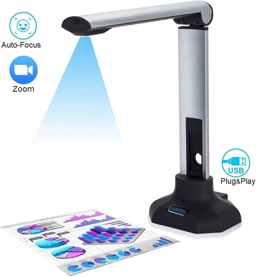 Portable USB Document Camera Scanner with Auto-Focus and LED Light I83707