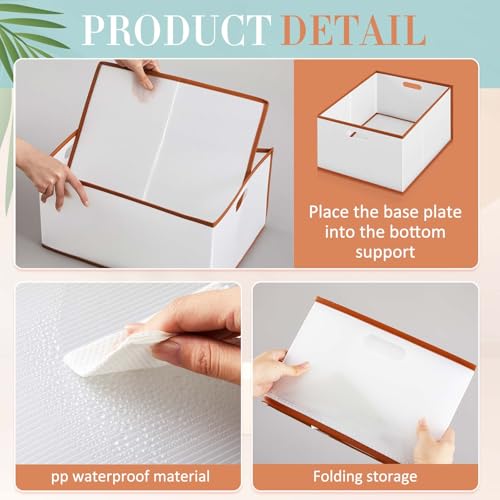 4 Pcs Collapsible Freezer Organizer Bins H342