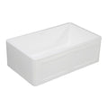33 In. Apron Front Farmhouse Single Bowl Kitchen Sink, Matte White J9262