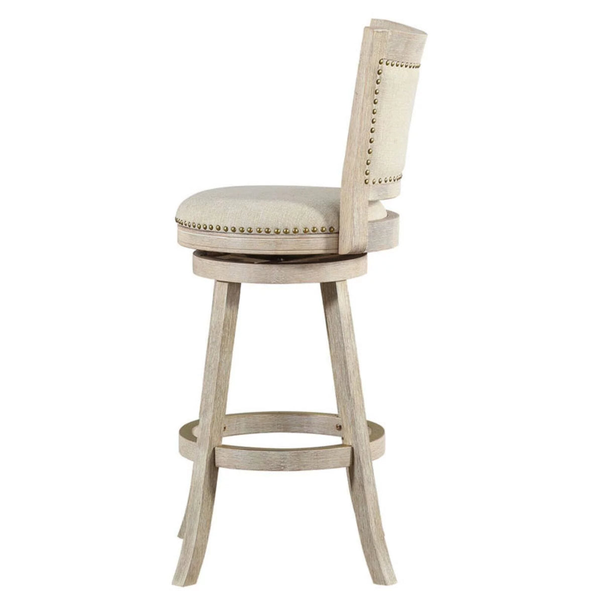 29in. High Back Swivel Wood Bar Stool X801705
