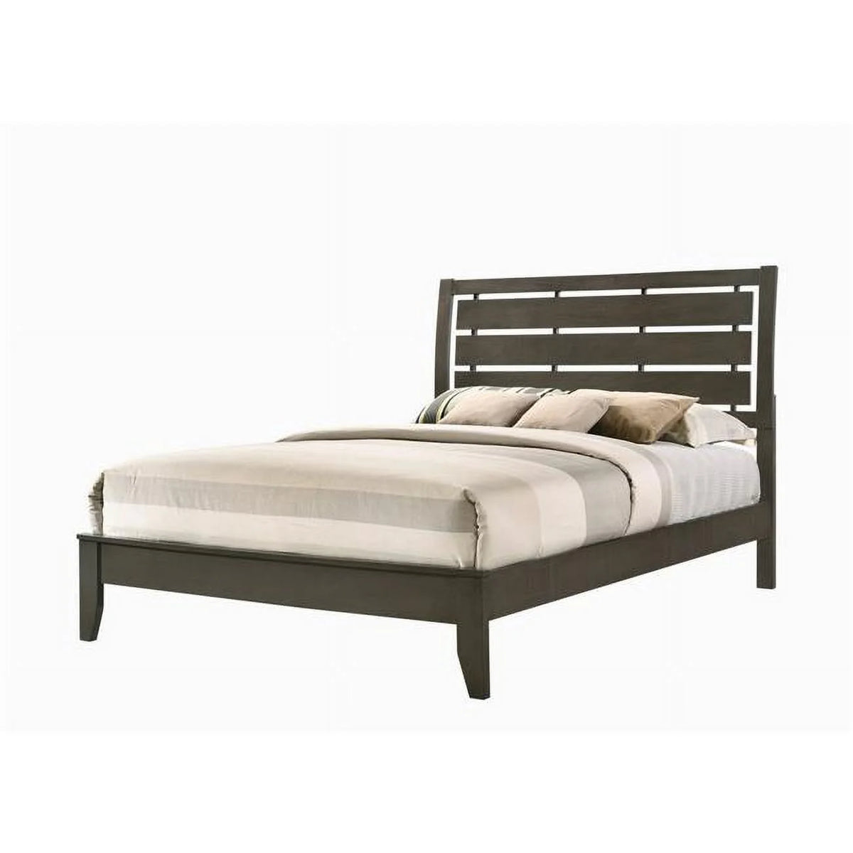 Gray Twin Size Platform Bed T845877