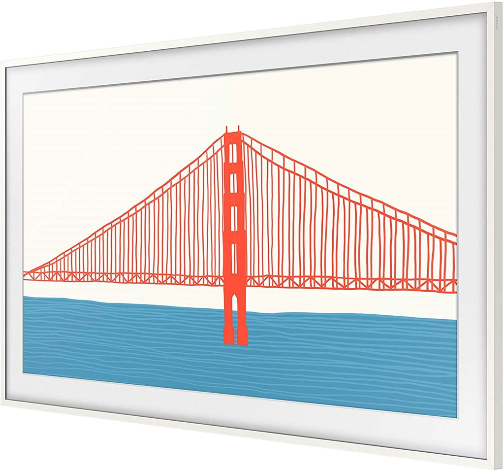75-inch Modern White Customizable Bezel V105