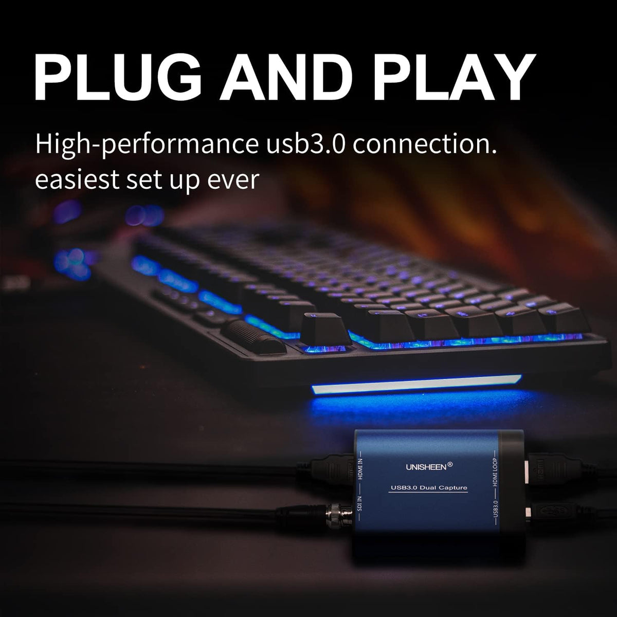 USB 3.0 HDMI SDI Dual Input 1080P Capture Card X96305