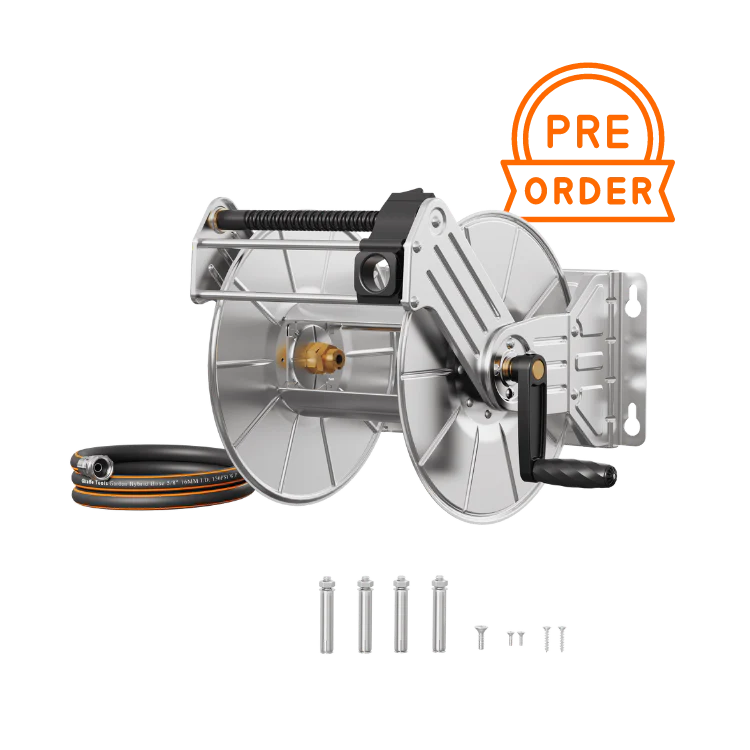 Wall Mounted Stainless Steel Hose Reel I2614