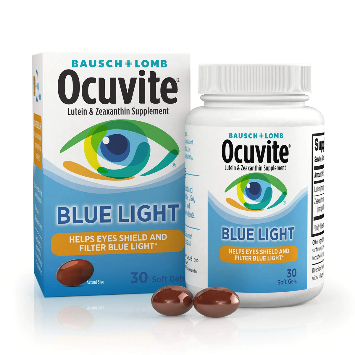 25mg Lutein & Zeaxanthin Supplement 30 Softgels Q40903