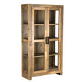 Solid Curio Flat Back Cabinet E41606
