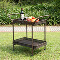 Wicker Patio Serving Cart F811