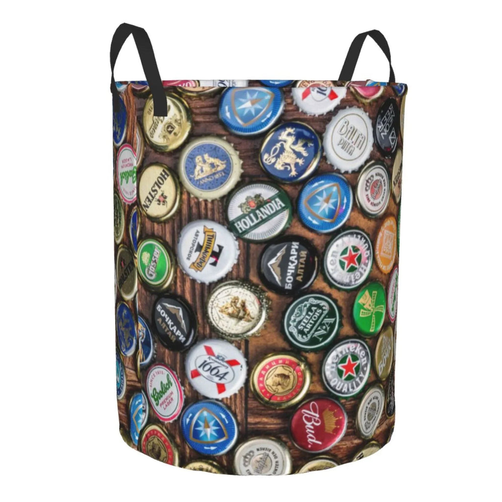 Foldable Laundry Hamper Bucket with Handles W482055
