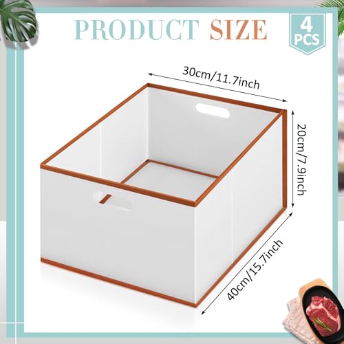 4 Pcs Collapsible Freezer Organizer Bins H342