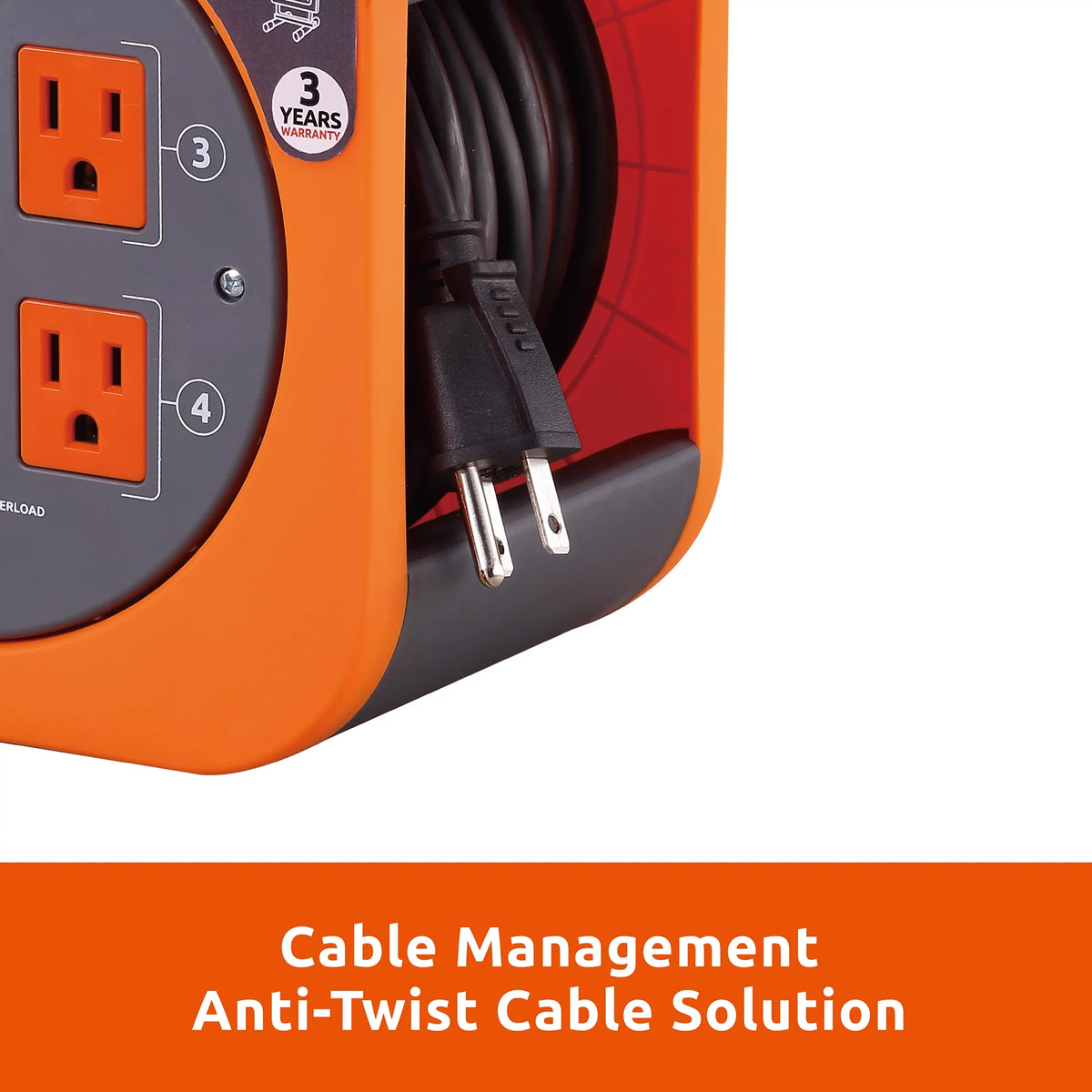 25 ft. Extension Cord with 4 Power Outlets Q7987