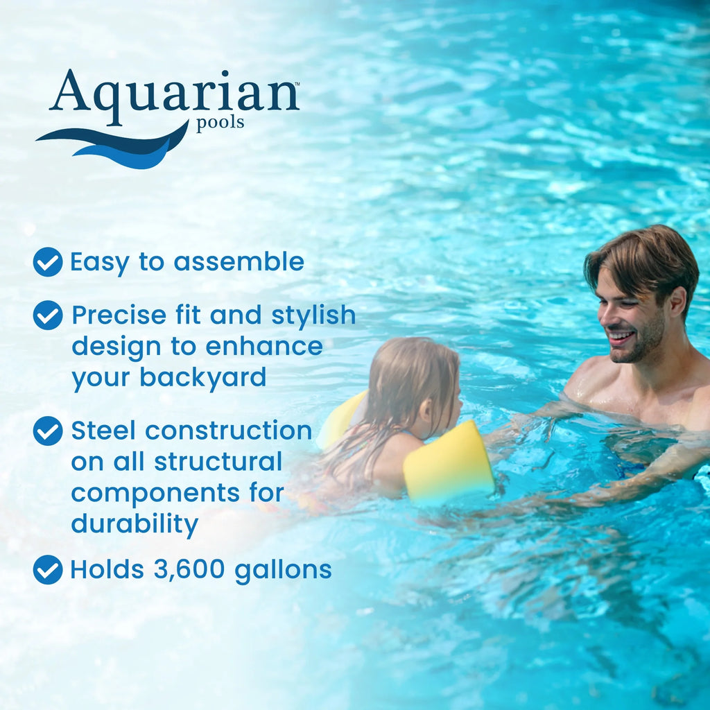18 Foot by 52 Inch Steel Frame Above Ground Pool K742