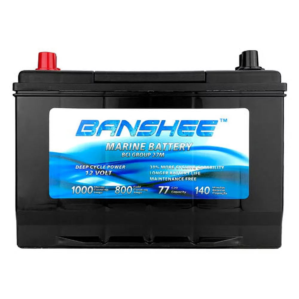 Group Size 27 Deep Cycle Marine Battery U9574